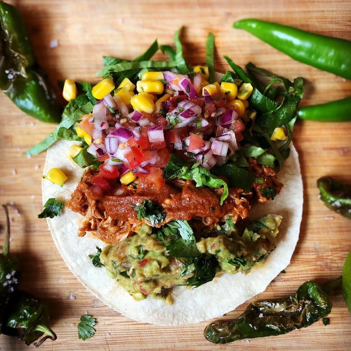 Adobo Chicken Tacos