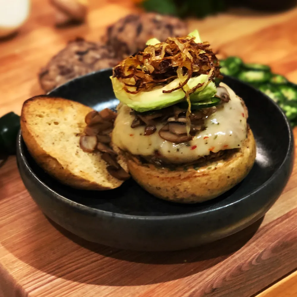 Black bean burger