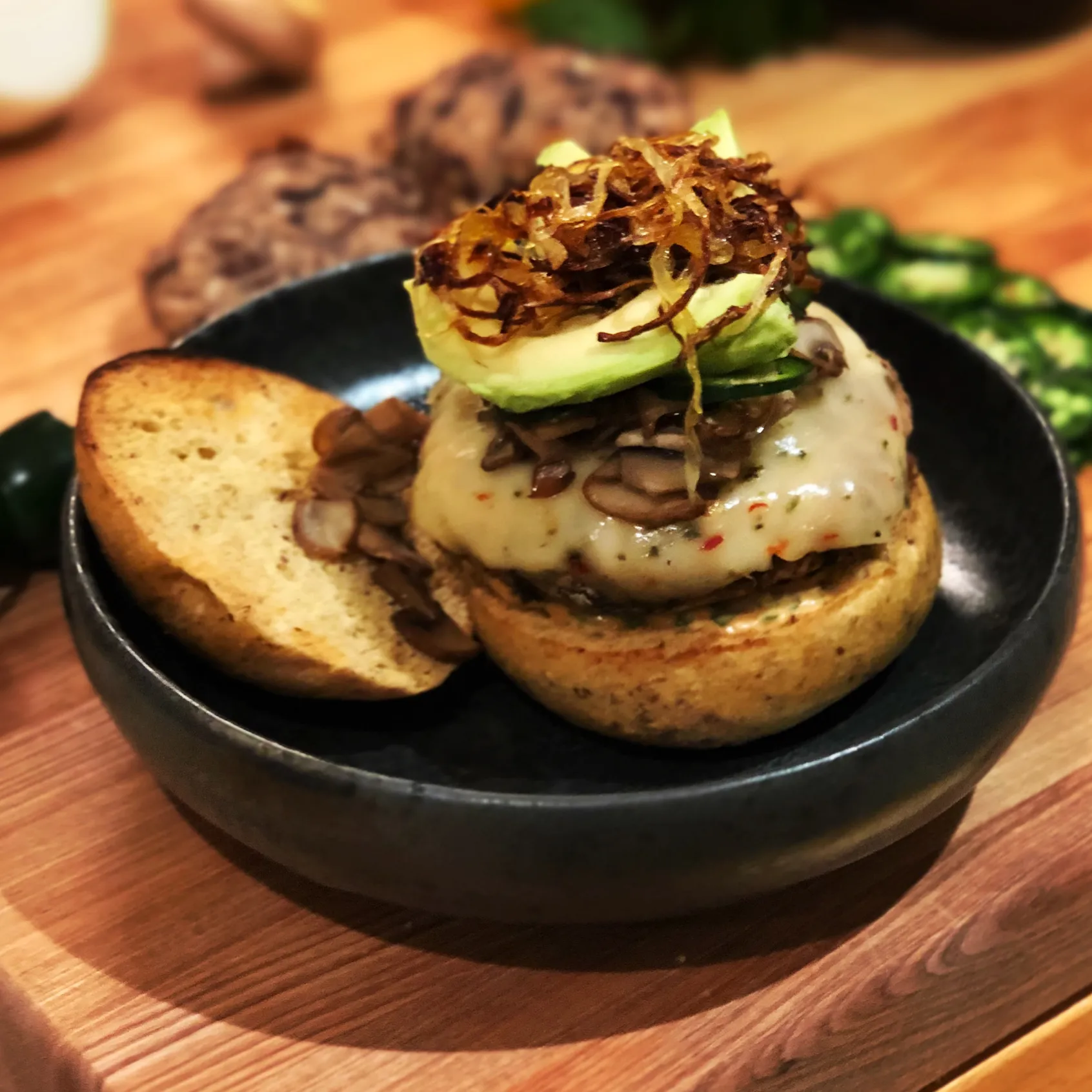 Black bean burger